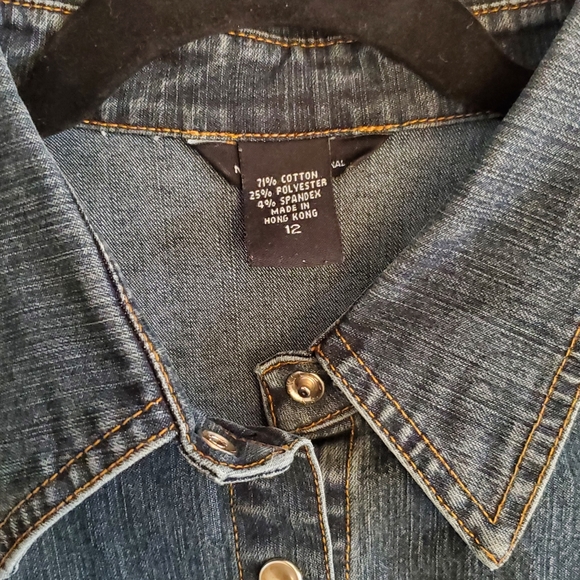 Victoria’s Secret Vintage Denim dress size 12 By Moda International - Picture 3 of 8